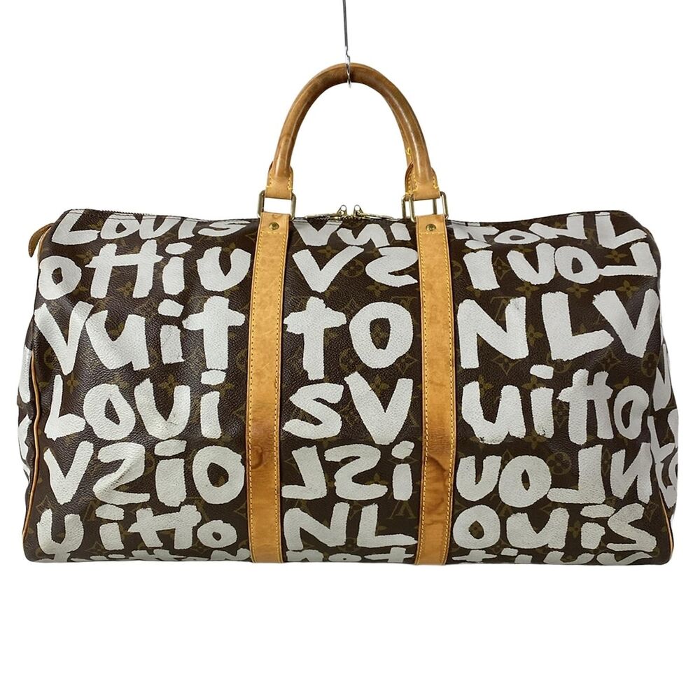 Louis Vuitton Keepall 50 Monogram Graffiti Boston Bag M92197 - Picture 3 of 16